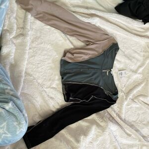 Beivy corset top outside seams  button down